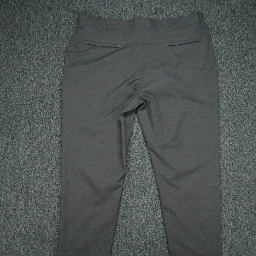 Jack Archer Pants Men 40x28 Charcoal Jetsetter Straight Zip Pocket Golf Travel